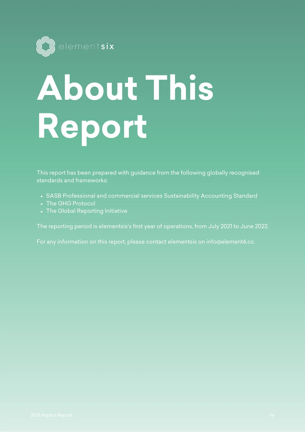 2021 Impact Report — page 5 of 23. Open the PDF for selectable text.
