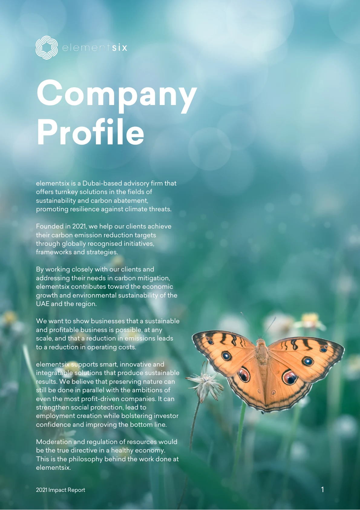 2021 Impact Report — page 6 of 23. Open the PDF for selectable text.