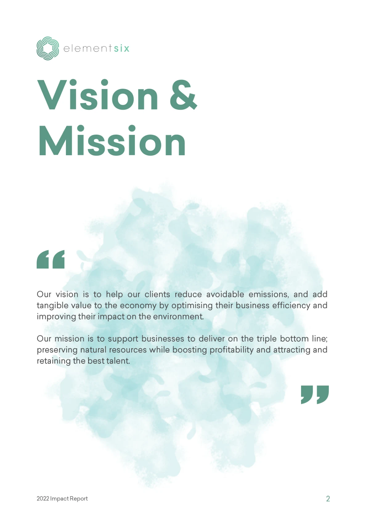 2022 Impact Report — page 7 of 26. Open the PDF for selectable text.